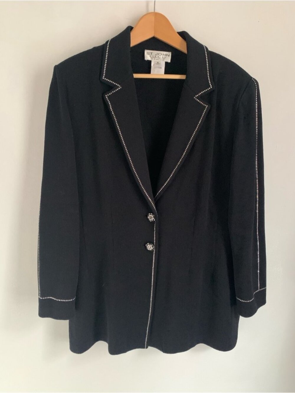 St. John Evening Santana Knit Blazer - Picture 5 of 8